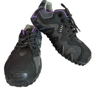 Terra Women's Black Work Shoes Size 7 Safety Toe‎ Puncture Resistant